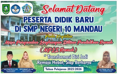SELAMAT DATANG PESERTA DIDIK BARU TAHUN AJARAN 2025/2026